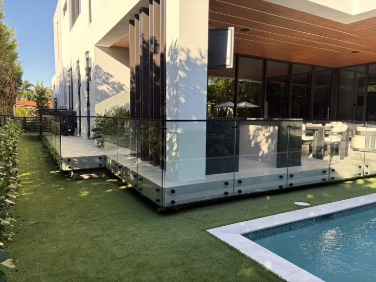 laminated glass railing