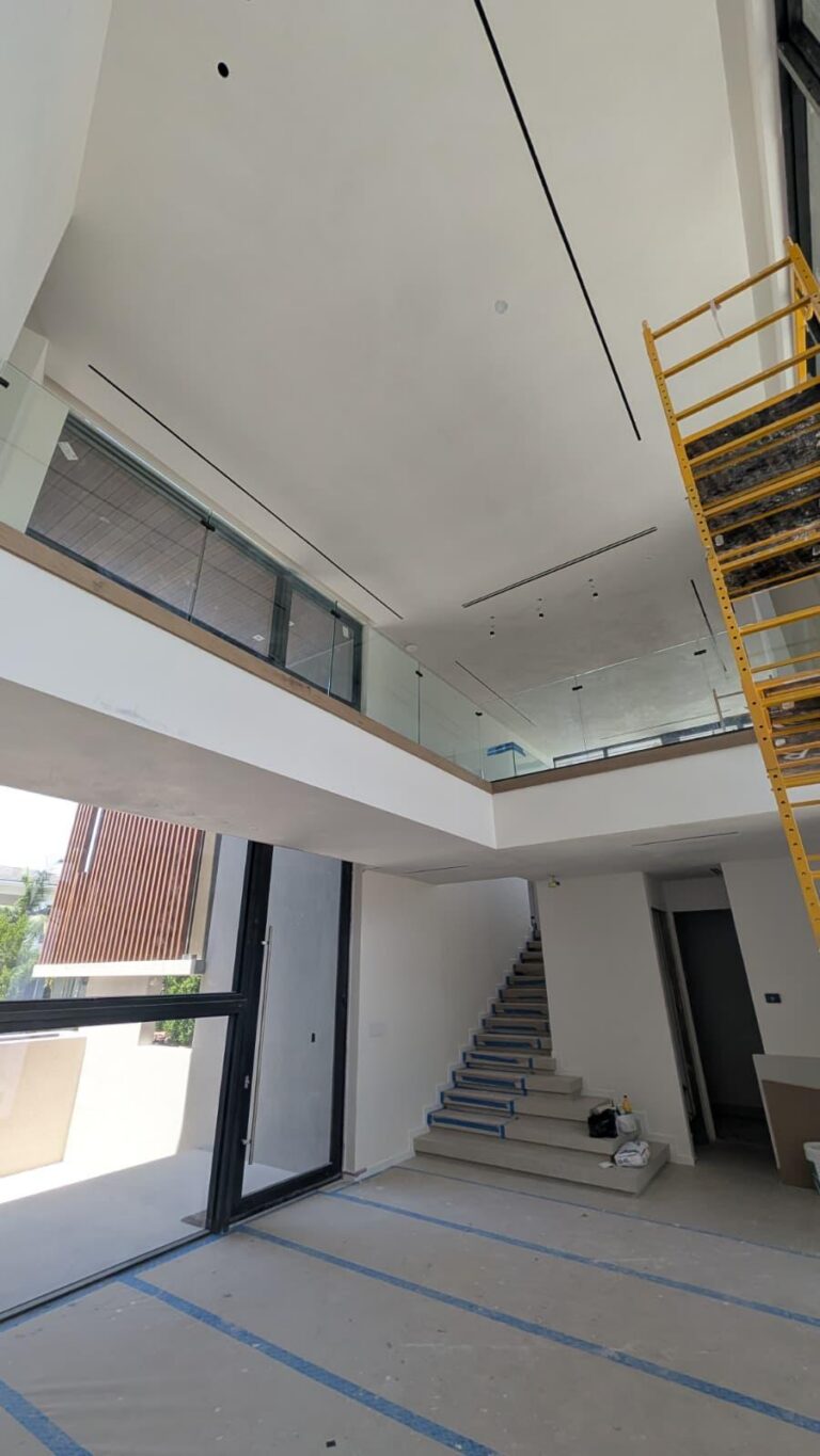 Key Biscayne interior glass railing1